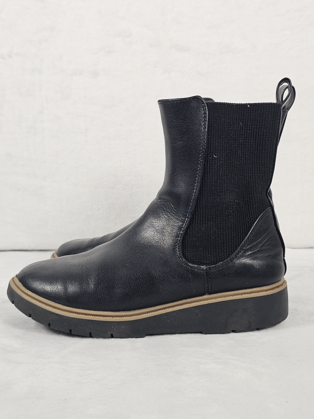 Art Class Kids Girls Laurel Side Zip Wedge Chelsea Boots Black Size 3